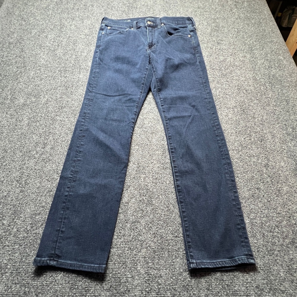 J.Crew 484 Slim Fit Stretch Jeans Mens 31x30 Dark Wash Indigo K9617 Denim